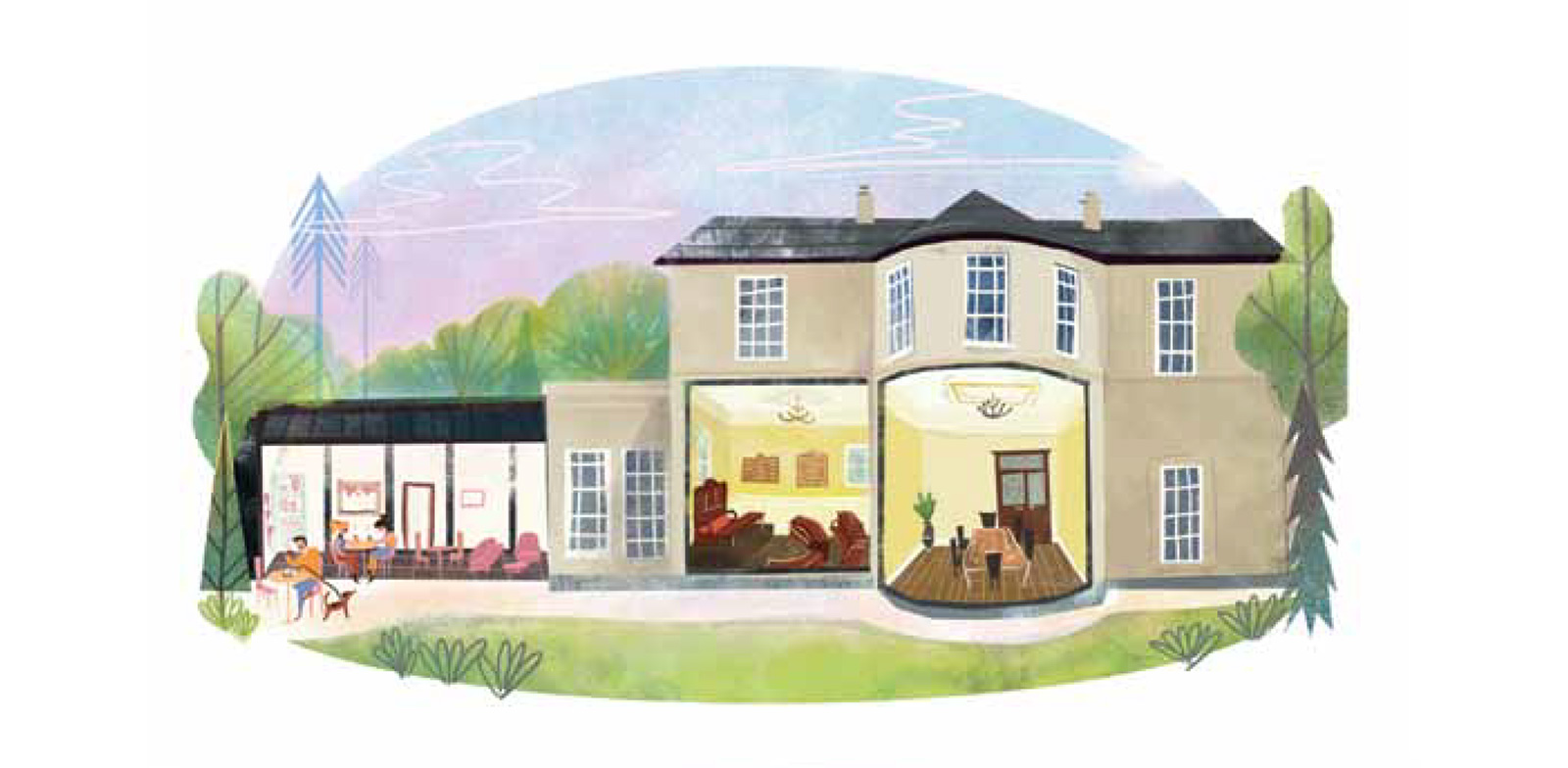 Bedwellty House Illustration