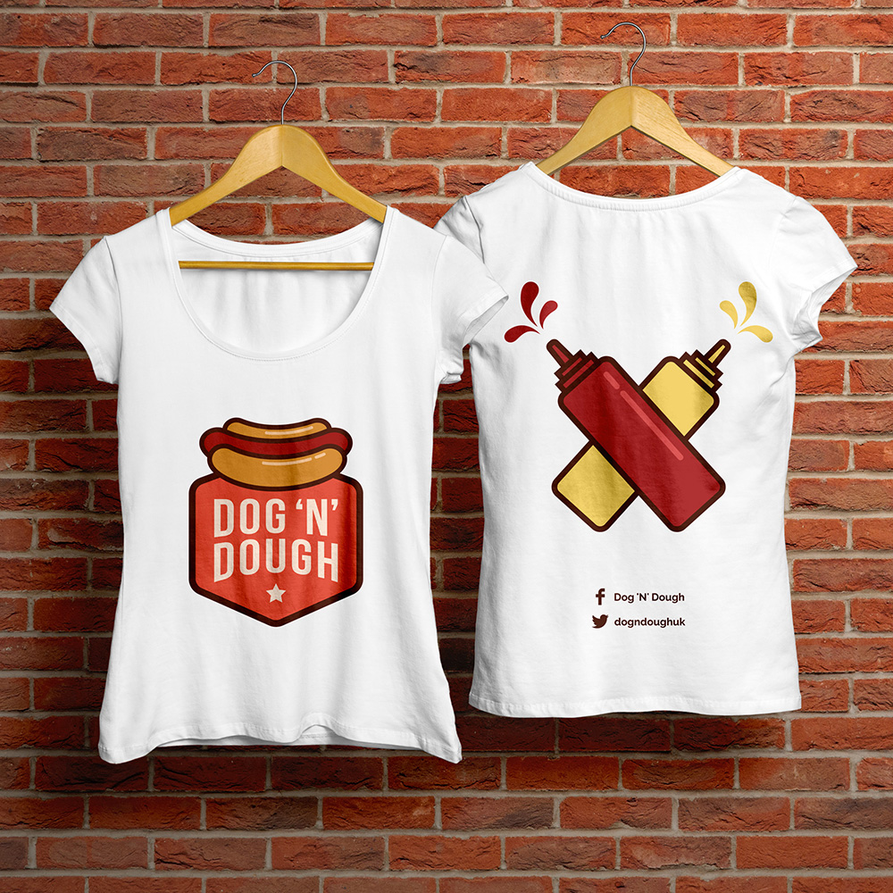 Dog N Dough T-shirt Design