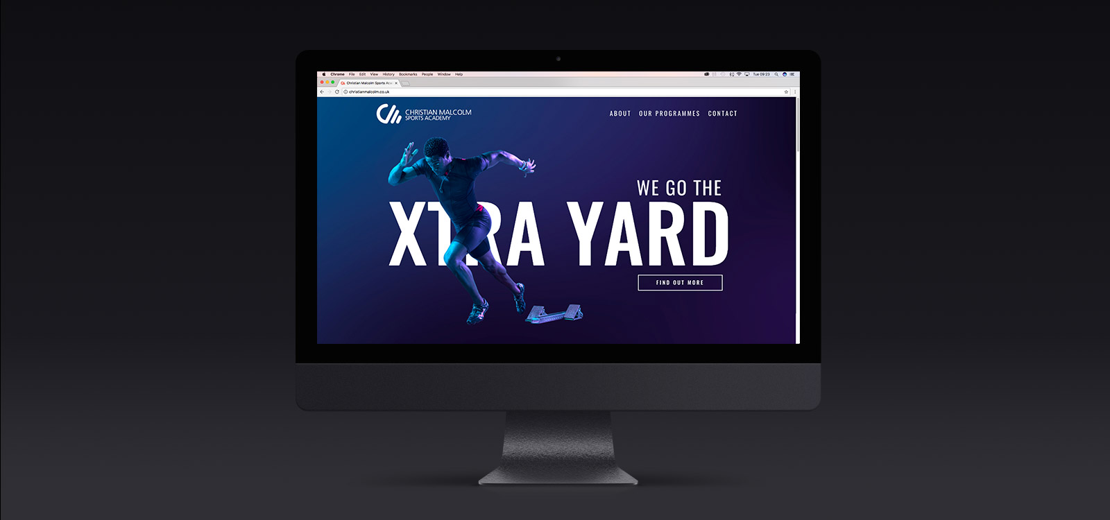 Christian Malcolm Sports Academy | Website Design | Dirty Little Serifs