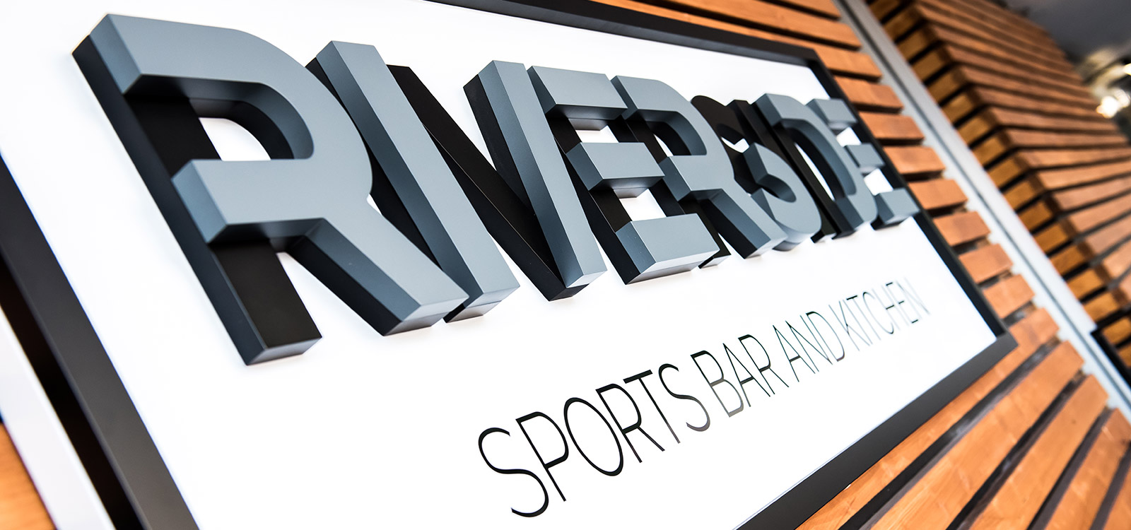 Riverside Logo Signage