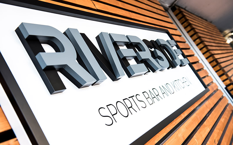 Riverside Logo Signage