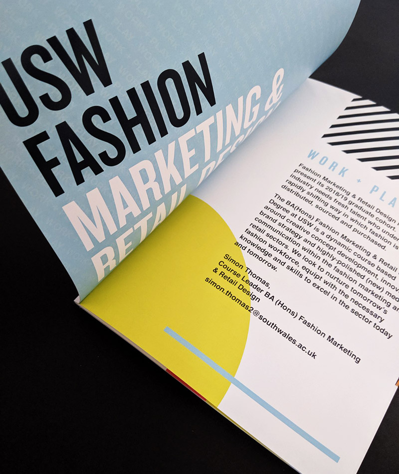 USW Fashion Marketing & Retail Design - Brochure